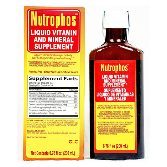 Nutrophos Nerve Tonic 6 x 200ml