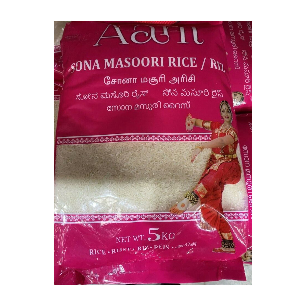 Aani Sona Masoori Rice 4/1 x 5kg/5kg