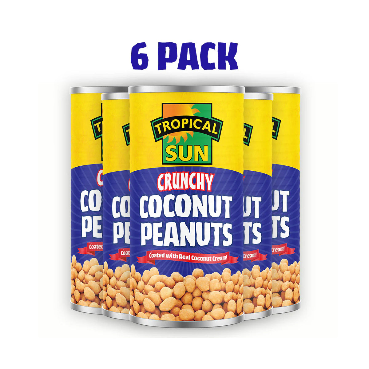 Tropical Sun Crunchy Coconut Peanuts 6 x 330g