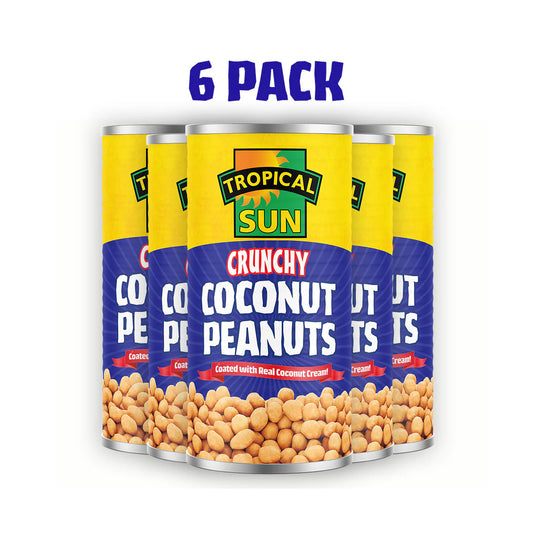 Tropical Sun Crunchy Coconut Peanuts 6 x 330g